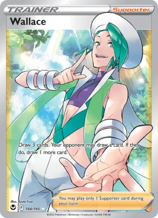 Wallace #194 · Silver Tempest Pokémon card