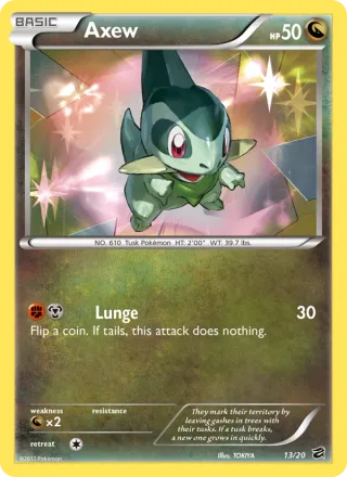 Axew #13 · Dragon Vault Pokémon card