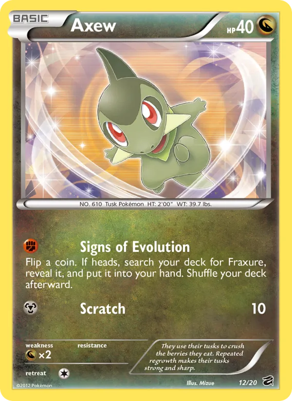 Axew full card art