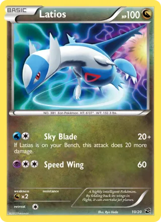 Latios #10 · Dragon Vault Pokémon card