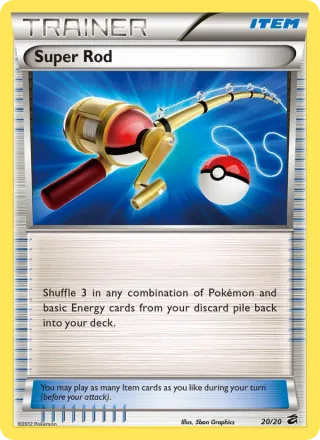 Super Rod #20 · Dragon Vault Pokémon card