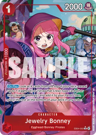 Jewelry Bonney (Alternate Art) #EB04-002-alternate-art · Adventure on Kami's Island One Piece card