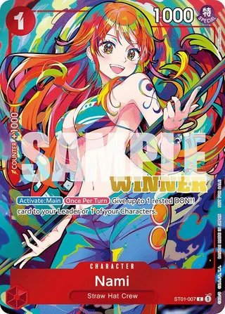 Nami (2025 New Year Event Winner) #ST01-007-2025-new-year-event-winner · One Piece Promotion Cards One Piece card
