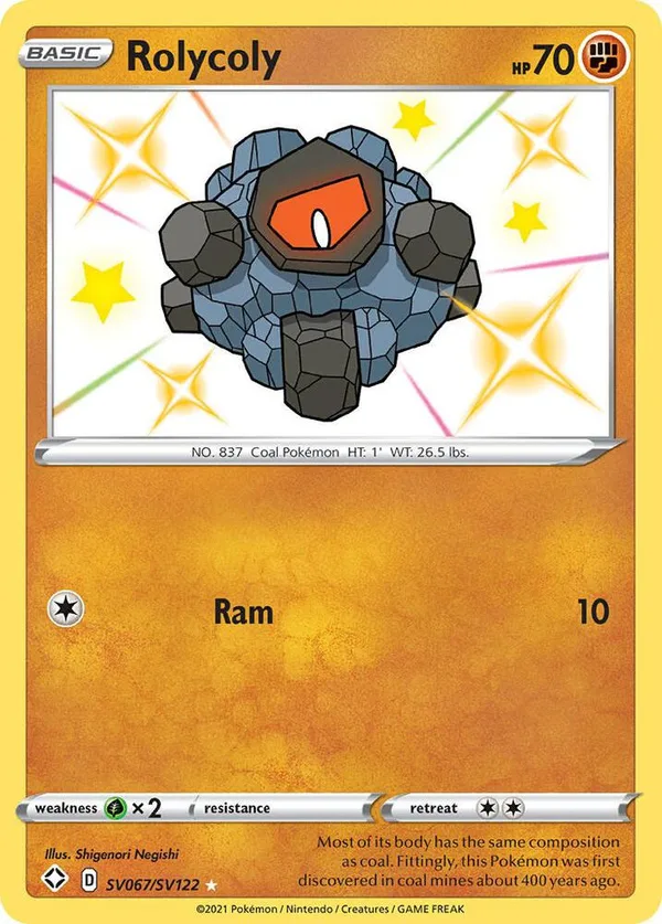 Rolycoly full card art