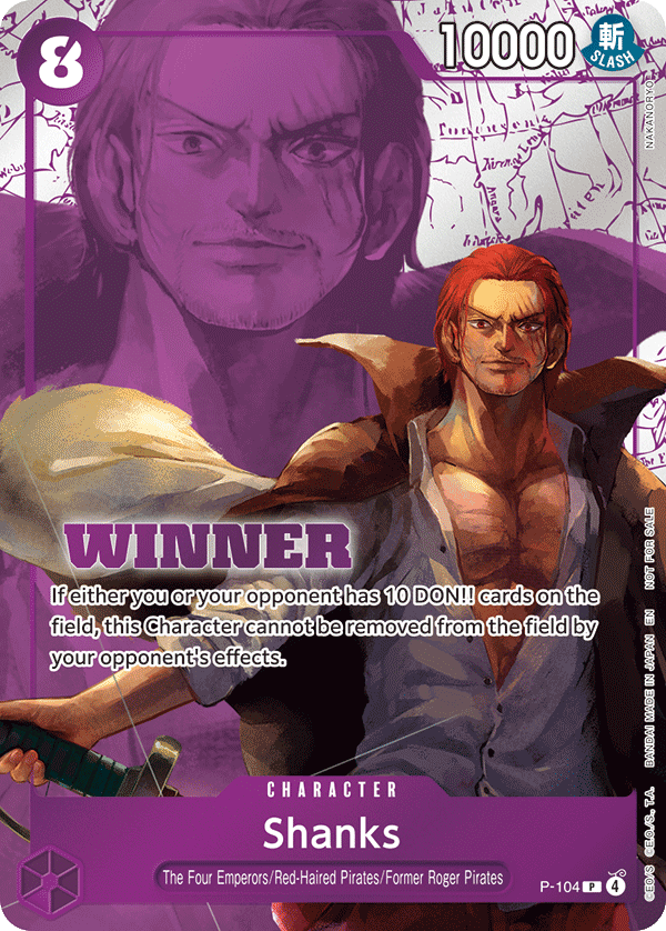 Shanks (Winner Pack 2026 Vol. 2) full card art