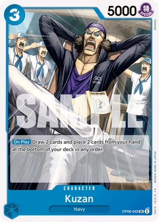 Kuzan #OP06-045 · Wings of the Captain Pre-Release Cards One Piece card