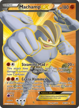 Machamp EX #90 · Ancient Origins Pokémon card