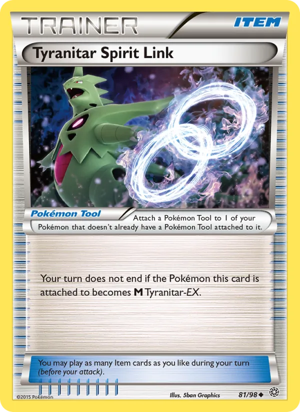 Tyranitar Spirit Link full card art