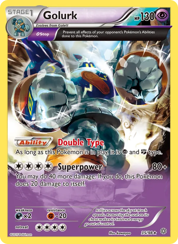 Golurk full card art
