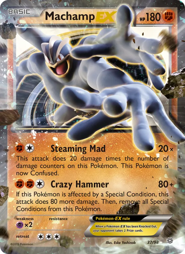 Machamp EX full card art