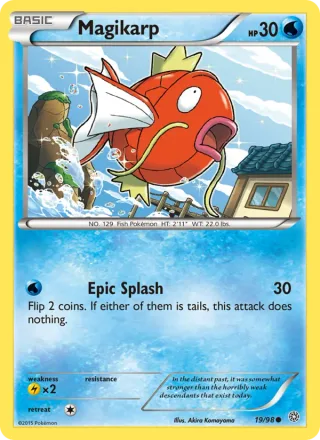Magikarp #19 · Ancient Origins Pokémon card