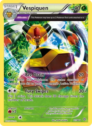 Vespiquen #11 · Ancient Origins Pokémon card