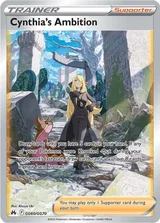 Cynthia's Ambition · Crown Zenith Galarian Gallery Pokémon card