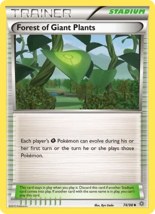 Forest of Giant Plants #74 · Ancient Origins Pokémon card
