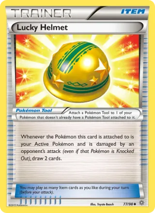 Lucky Helmet card