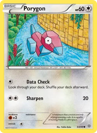 Porygon #64 · Ancient Origins Pokémon card
