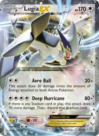 Lugia EX #68 · Ancient Origins Pokémon card
