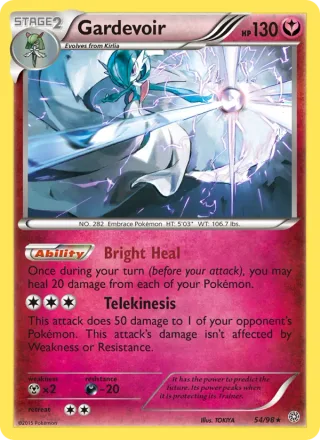 Gardevoir #54 · Ancient Origins Pokémon card