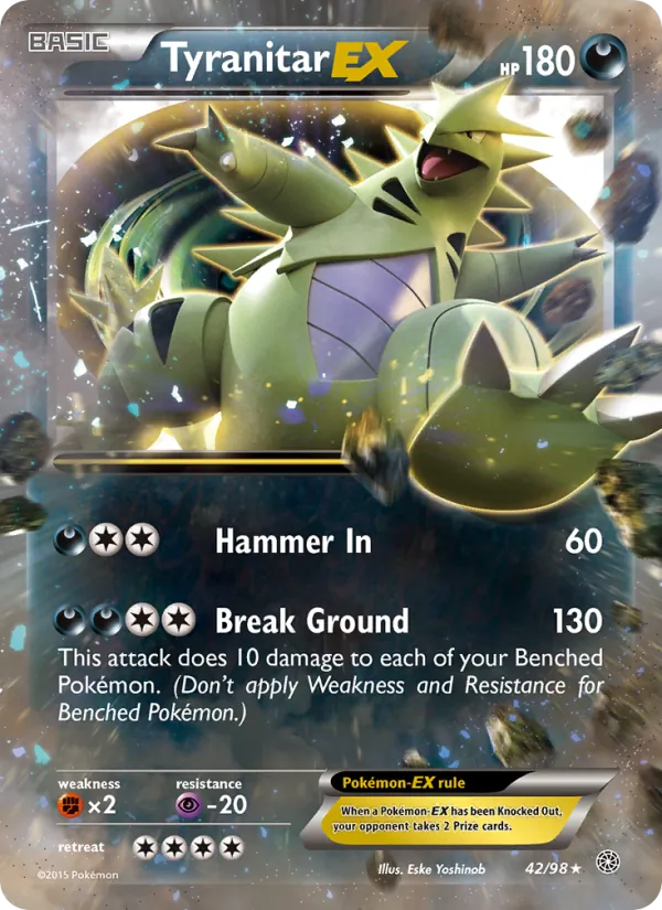 Tyranitar EX full card art