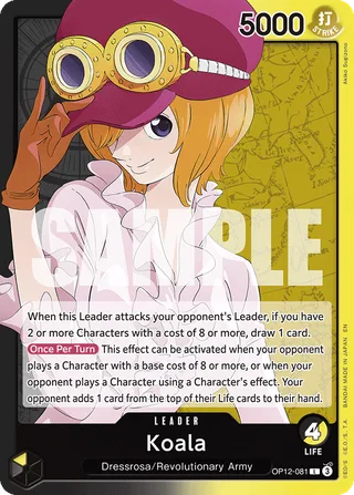 Koala #OP12-081 · Legacy of the Master One Piece card