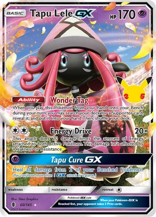 Tapu Lele GX #CC025 · Celebrations Classic Collection Pokémon card