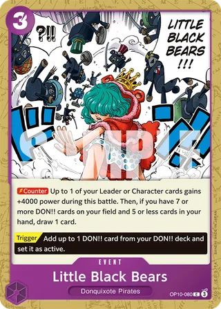 Little Black Bears #OP10-080 · Royal Blood One Piece card