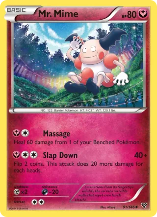 Mr. Mime #91 · XY Pokémon card