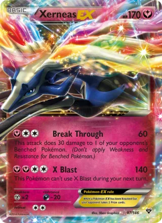 Xerneas EX #97 · XY Pokémon card