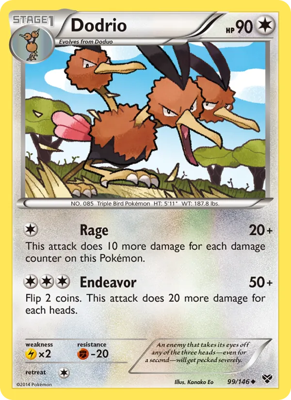 Dodrio full card art