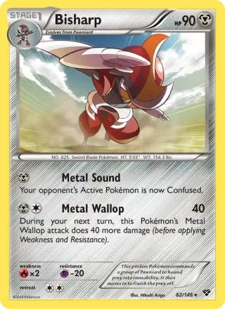 Bisharp #82 · XY Pokémon card
