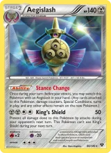 Aegislash · XY Pokémon card
