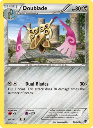 Doublade #84 · XY Pokémon card