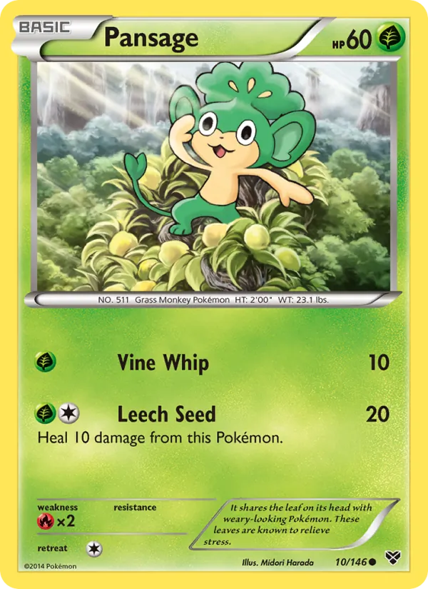 Pansage full card art