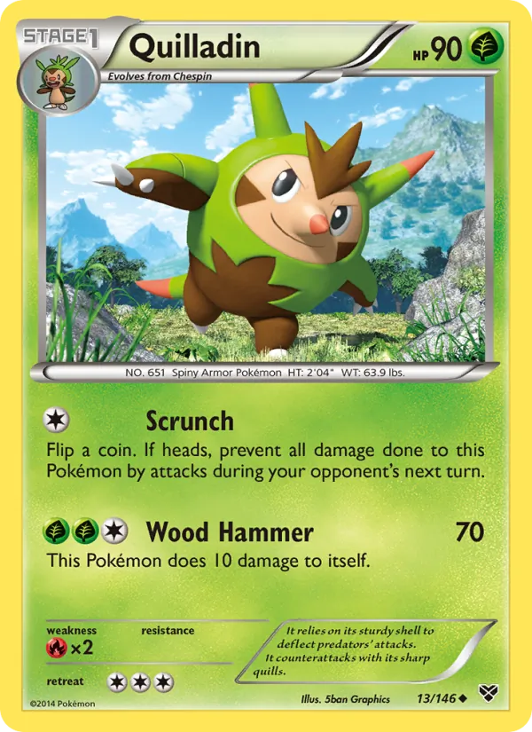 Quilladin full card art