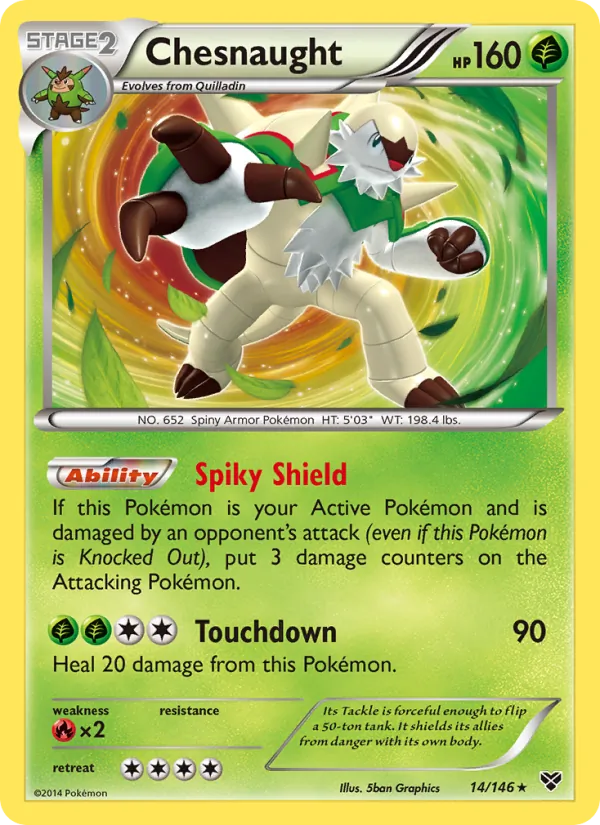 Chesnaught full card art