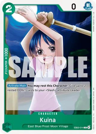 Kuina #EB03-014 · Extra Booster: One Piece Heroines Edition One Piece card