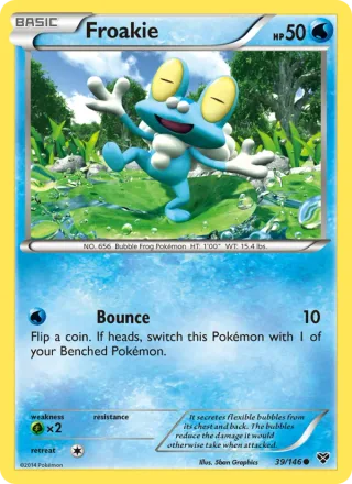 Froakie #39 · XY Pokémon card