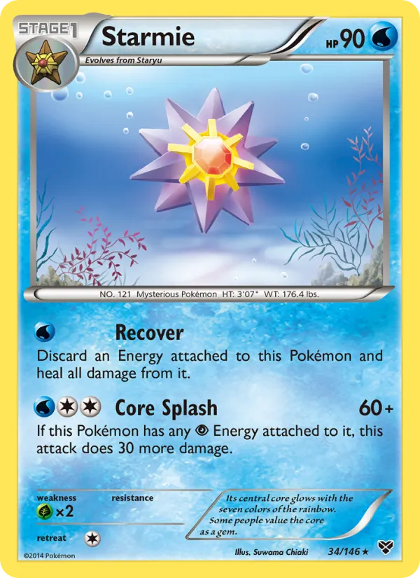 Starmie full card art