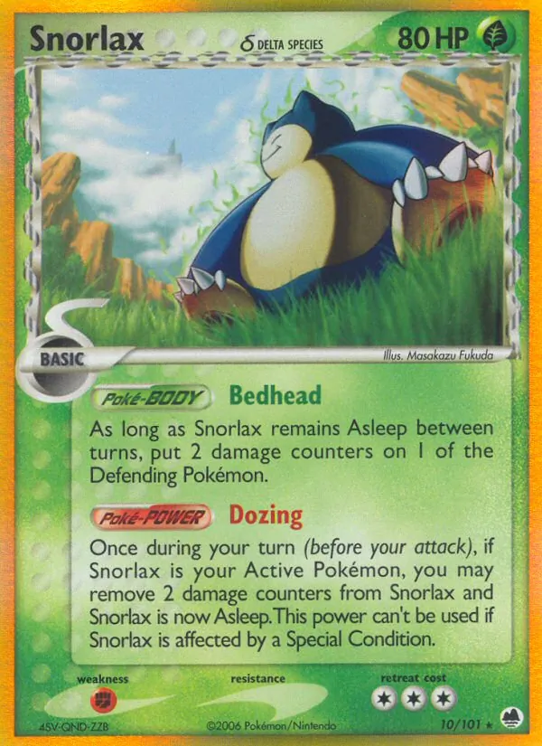 Snorlax δ full card art