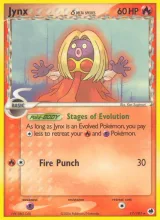 Jynx δ · Dragon Frontiers Pokémon card