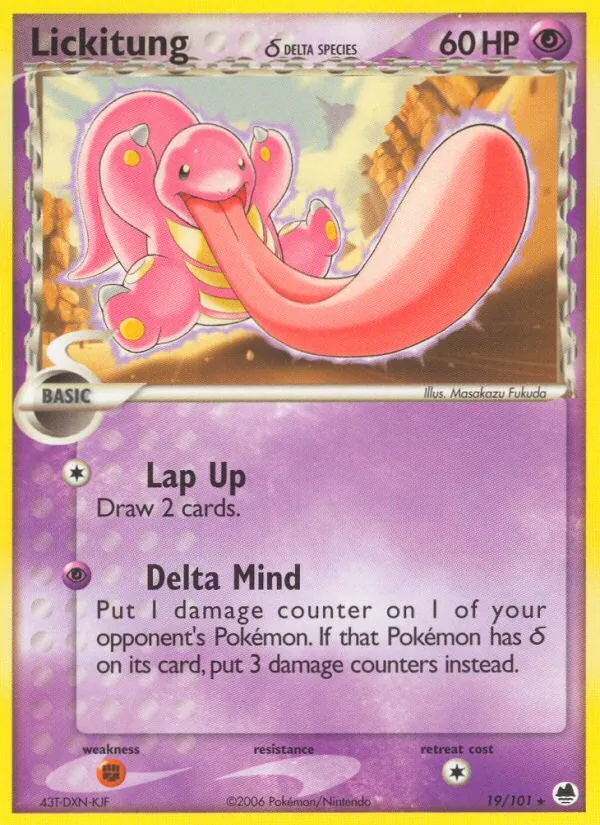Lickitung δ full card art