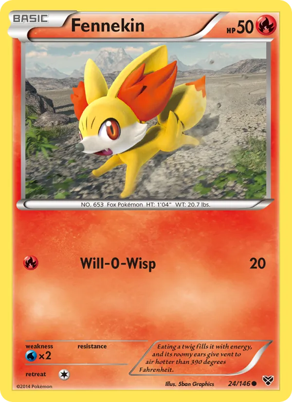 Fennekin full card art