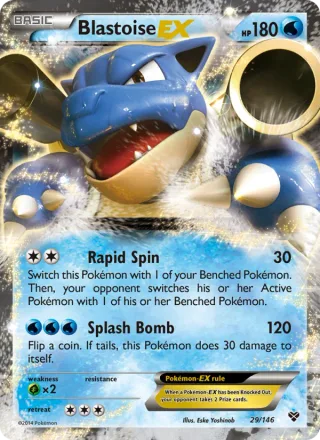 Blastoise EX #29 · XY Pokémon card
