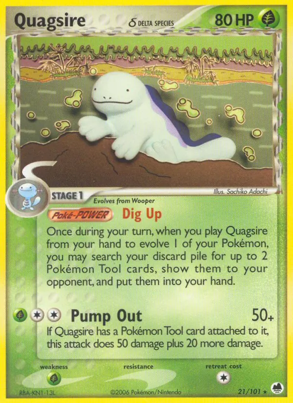 Quagsire δ full card art