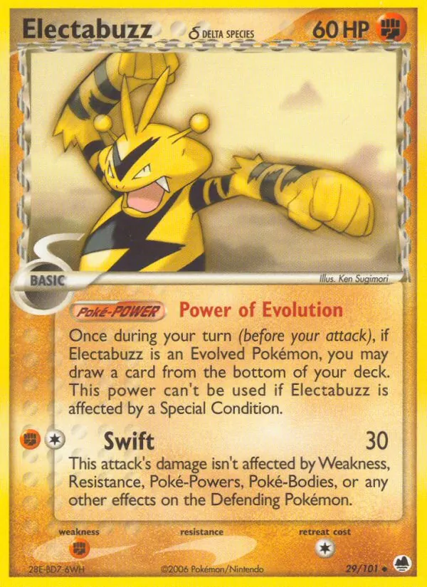 Electabuzz δ full card art