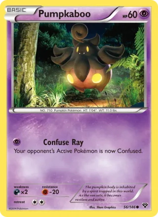 Pumpkaboo #56 · XY Pokémon card