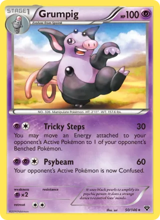Grumpig #50 · XY Pokémon card