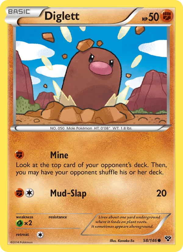 Diglett full card art