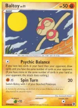 Baltoy · Great Encounters Pokémon card