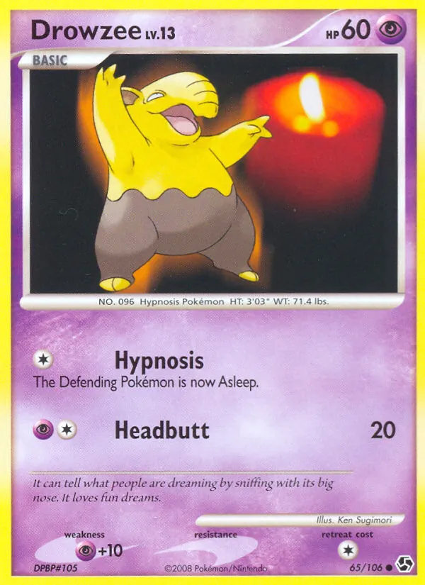Drowzee full card art